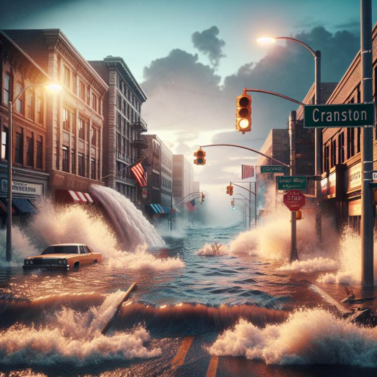 Water main break floods Cranston street – Turn to 10