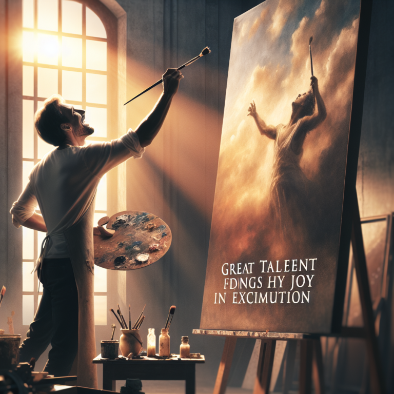 Finding Joy in Action: Unleashing Your Inner Talent