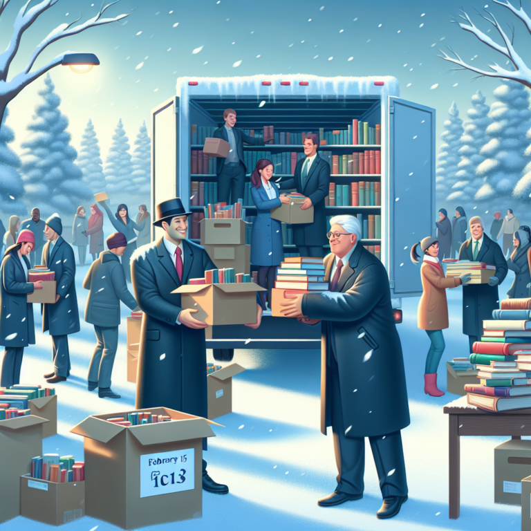 First of 2 drop-off days for Legal Services Book Sale set for Feb. 15