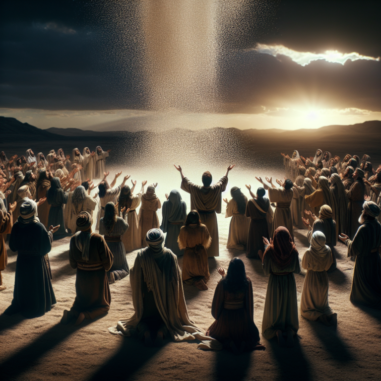 Divine Provision: Understanding the Miracle of Manna in Exodus 16:4