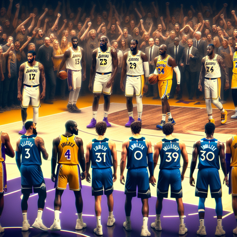 NBA play-offs: Los Angeles Lakers lose game one to Minnesota Timberwolves