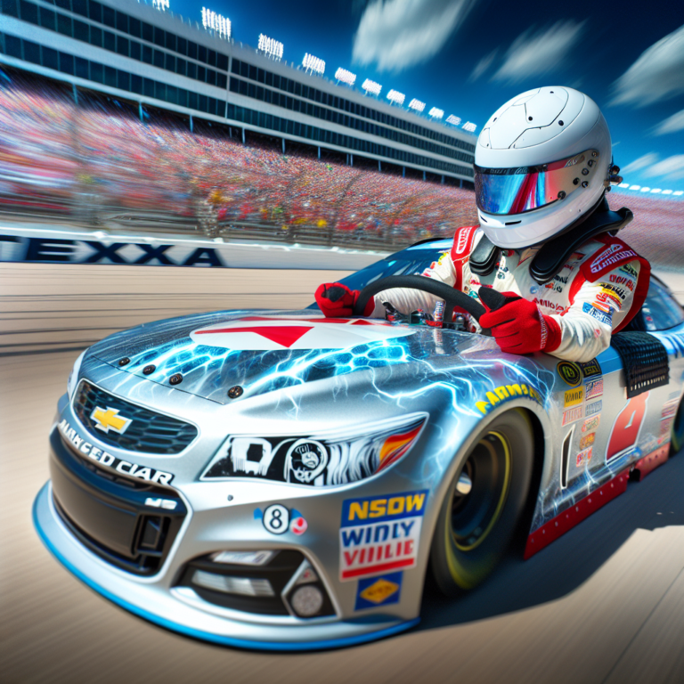 Kasey Kahne drives pace car for NASCAR Texas race