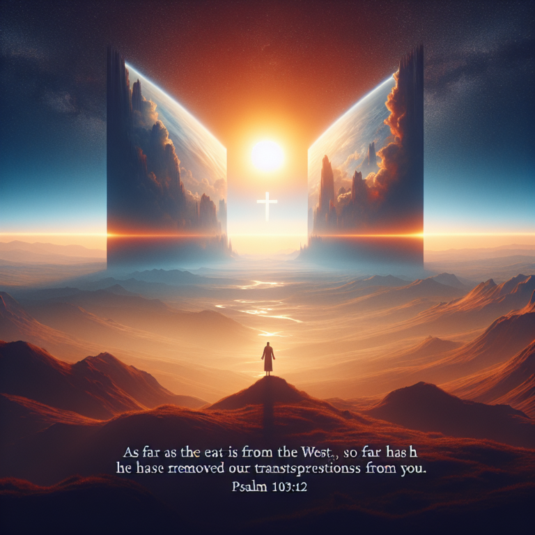 As Far as the East is from the West: Embracing Divine Forgiveness