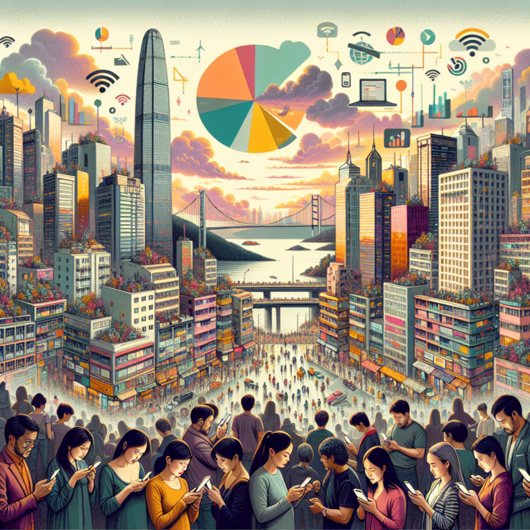 Majority of Hong Kong Households Have Internet Access, Smartphones Dominate Usage in 2024 Survey Findings.