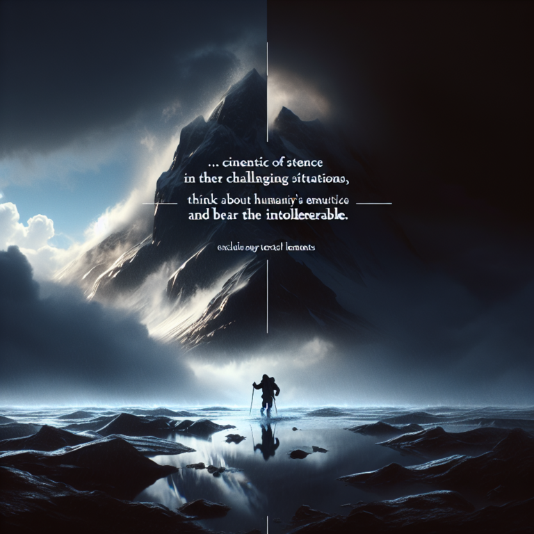 Finding Strength: Embracing the Unbearable with Grace