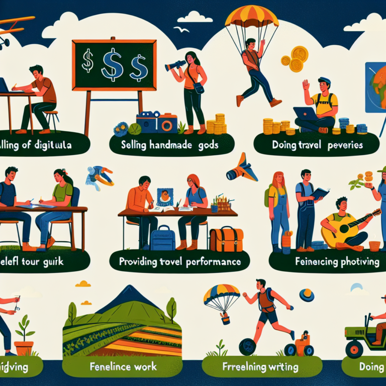 10 Innovative Ways to Earn Money While Traveling: Maximizing Your Adventure