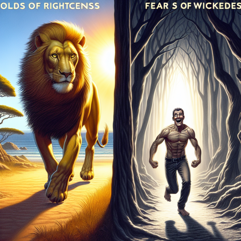 Bold as a Lion: Embracing the Righteous Confidence of Proverbs 28:1