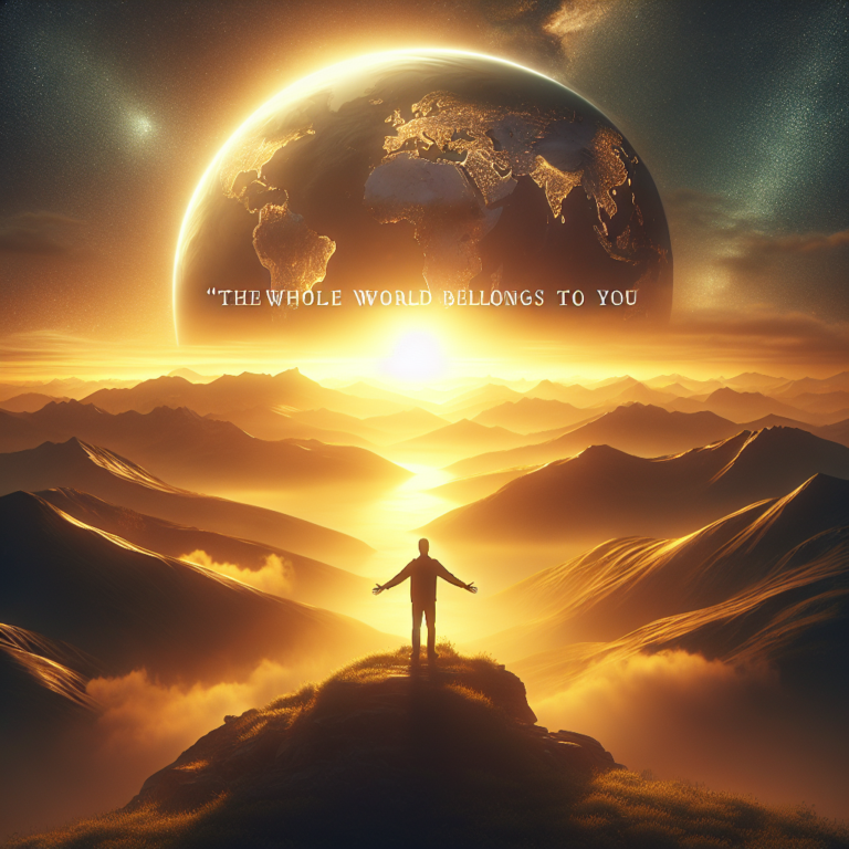 Embracing Abundance: The World Awaits You – Inspired by Lao Tzu