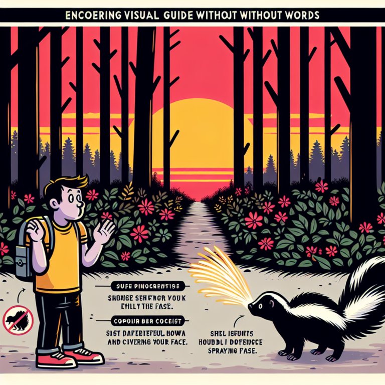 What to do if you encounter a skunk