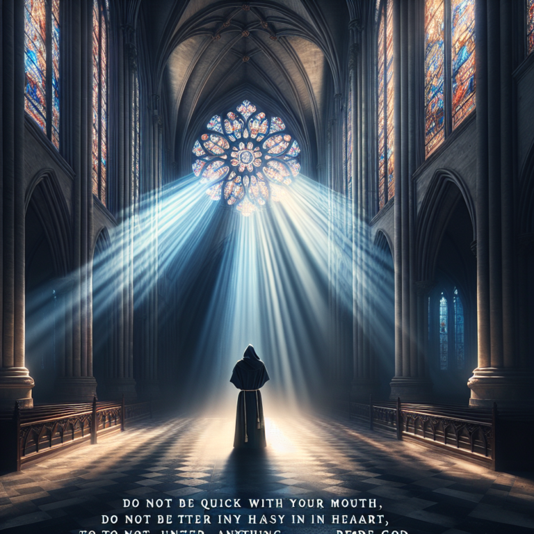 Guarding Our Words: A Reflection on Ecclesiastes 5:2