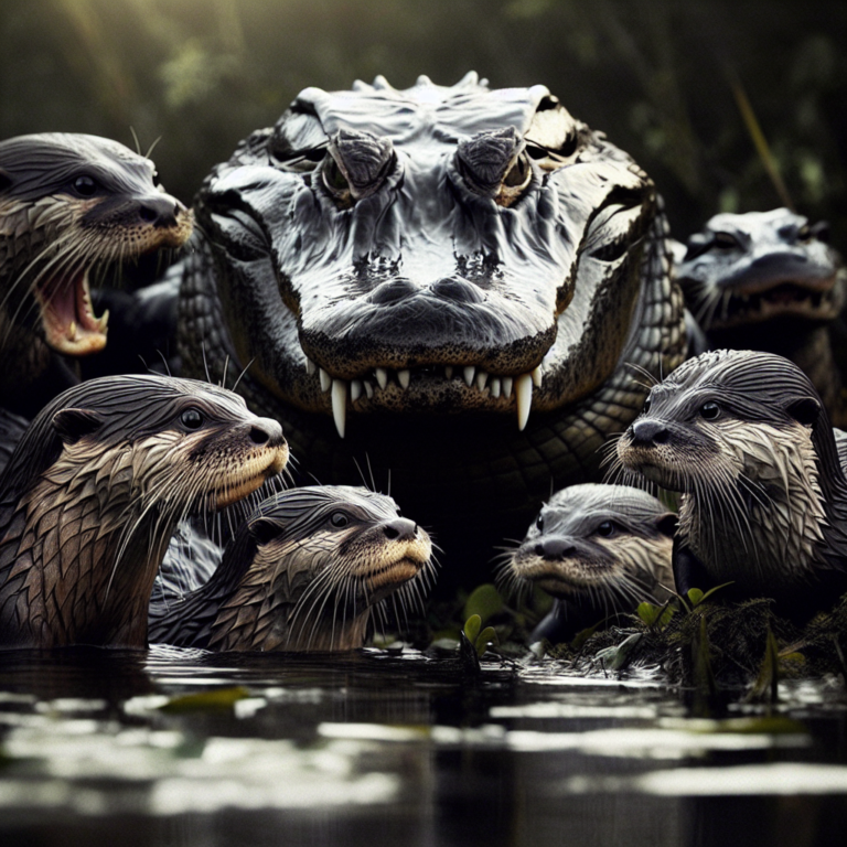 Florida Otters Stand Their Ground Against Alligator – AOL.com