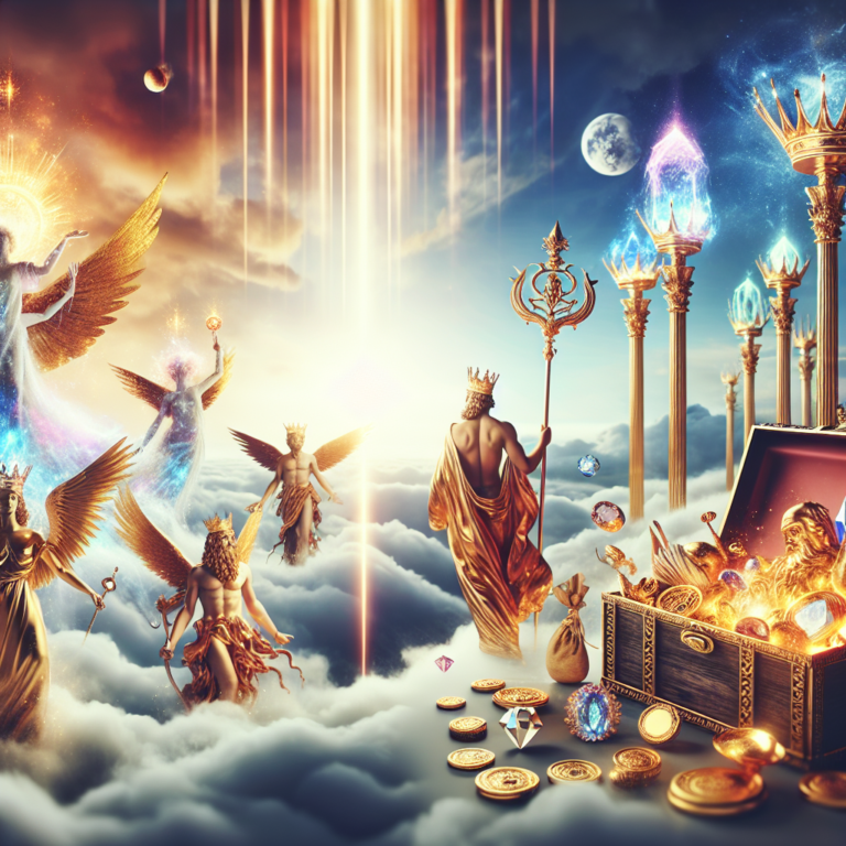 Certainly! How about: Divine Dominion: Embracing Wealth and Power from Above?