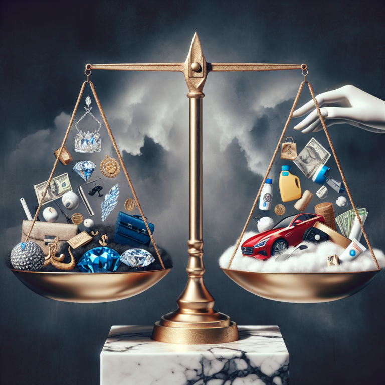 Balancing the Scales: The Tug-of-War Between Luxury Spending and Essential Expenses