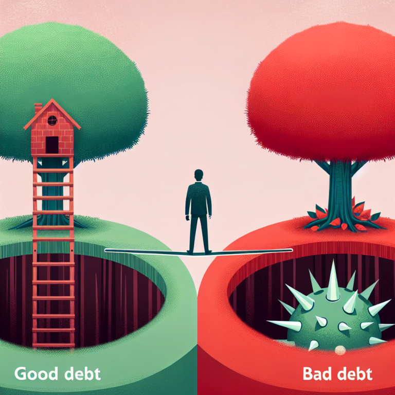 Navigating the Fine Line: Understanding Good Debt vs. Bad Debt