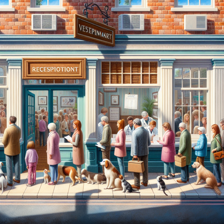 Vet practice receives 400 applications for receptionist job