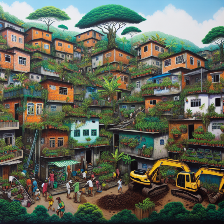 Why a Brazilian favela facing eviction decided to go green