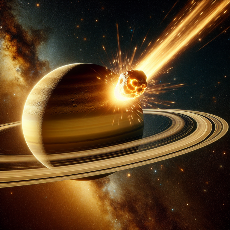 Possible asteroid impact captured on Saturn for the first time ever
