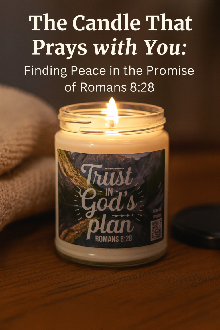 Finding Peace in the Promise of Romans 8:28: The Candle that Prays With You