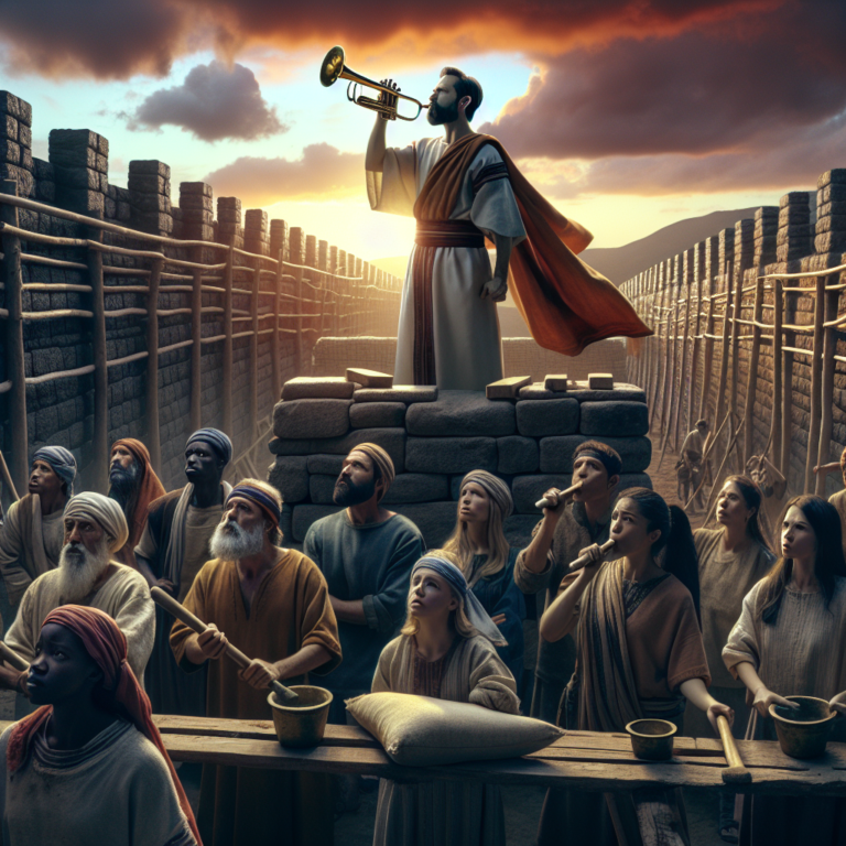 Rallying Hope: The Call to Stand Firm in Nehemiah 4:20