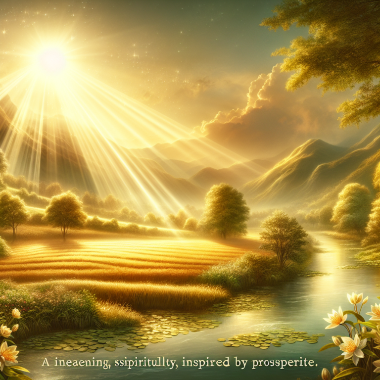 Embrace Peace: Discover Divine Prosperity Through Job 22:21