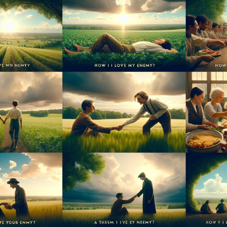 How Do I Love My Enemy?