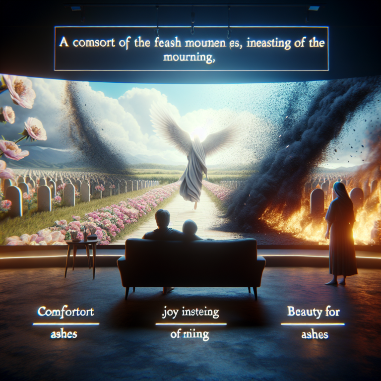 Beauty for Ashes: Embracing Transformation in Isaiah 61:3