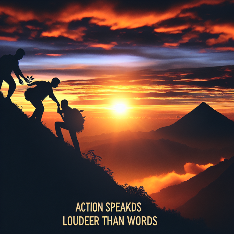 Actions Speak Louder: Embracing Authentic Faith