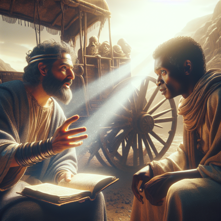 Title: Philip’s Message: Sharing the Good News in Acts 8:35