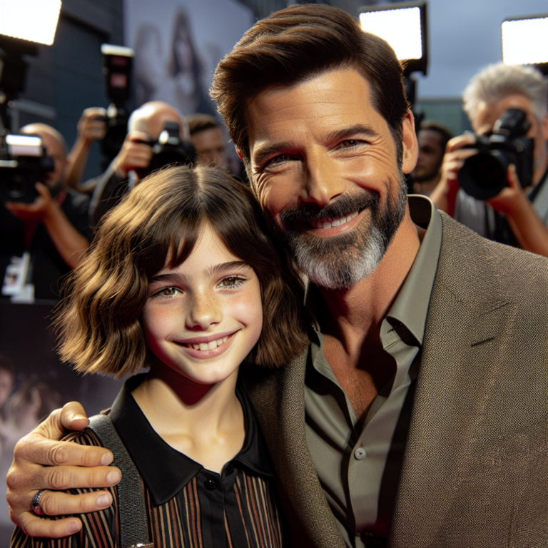 Millie Bobby Brown and David Harbour embrace at Stranger Things premiere