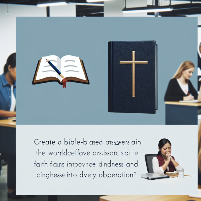 Integrating Faith into the Workplace: A Guide