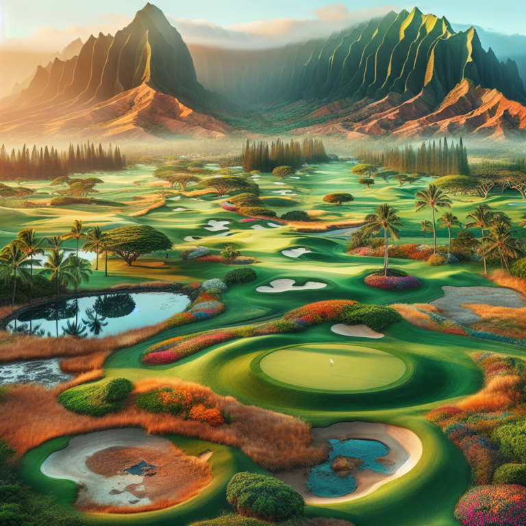 Famed Hawaii golf course struggles to balance beauty with water woes