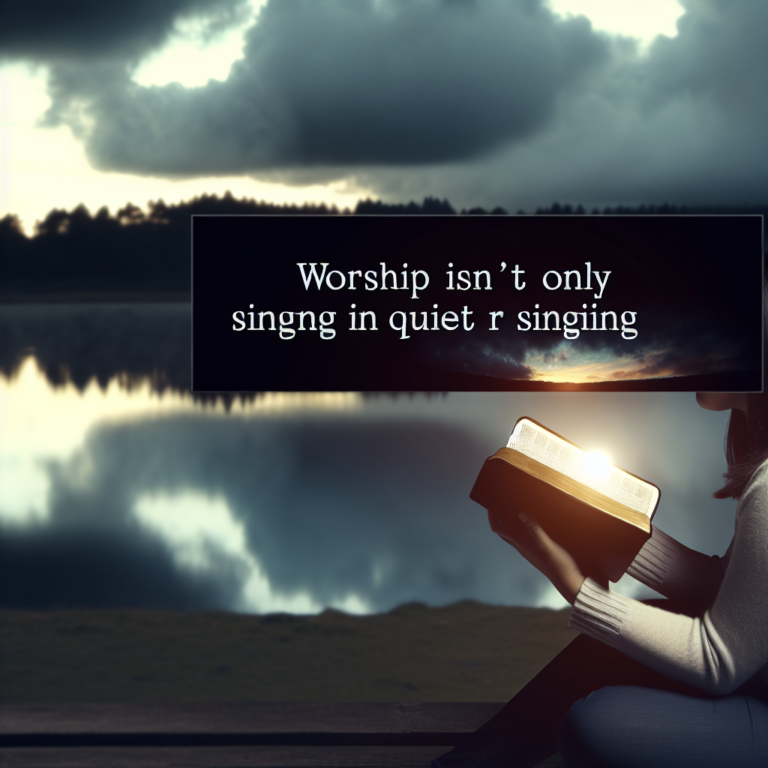 How Do I Worship When I Don’t Feel Like Singing?