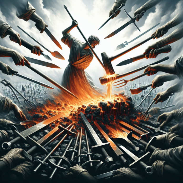 Forging Peace: Transforming Swords into Plowshares in Isaiah 2:4