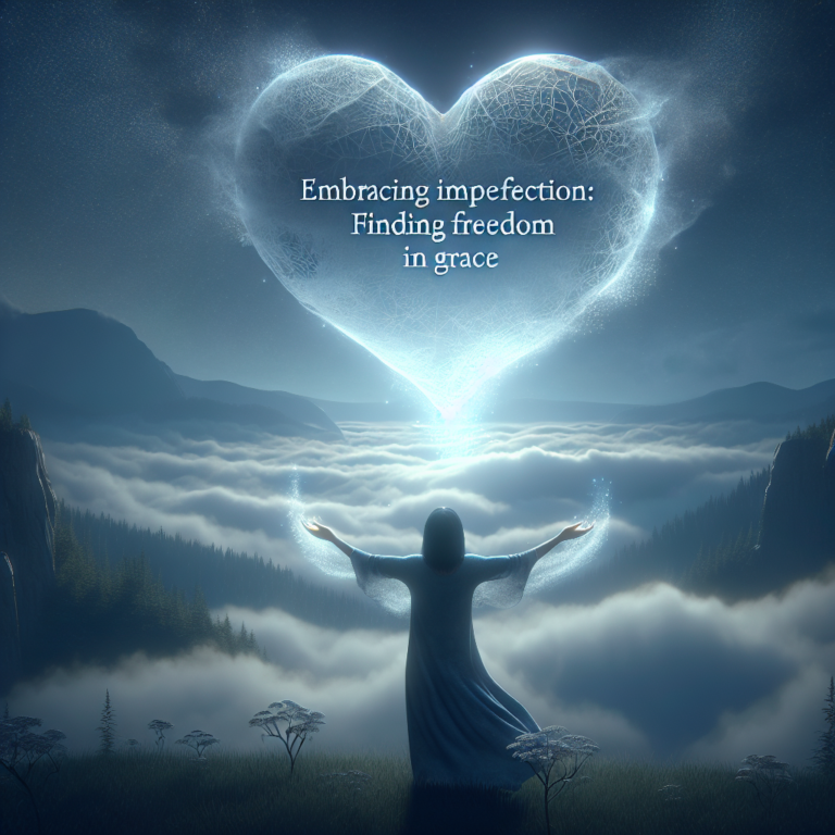Embracing Imperfection: Finding Freedom in Grace