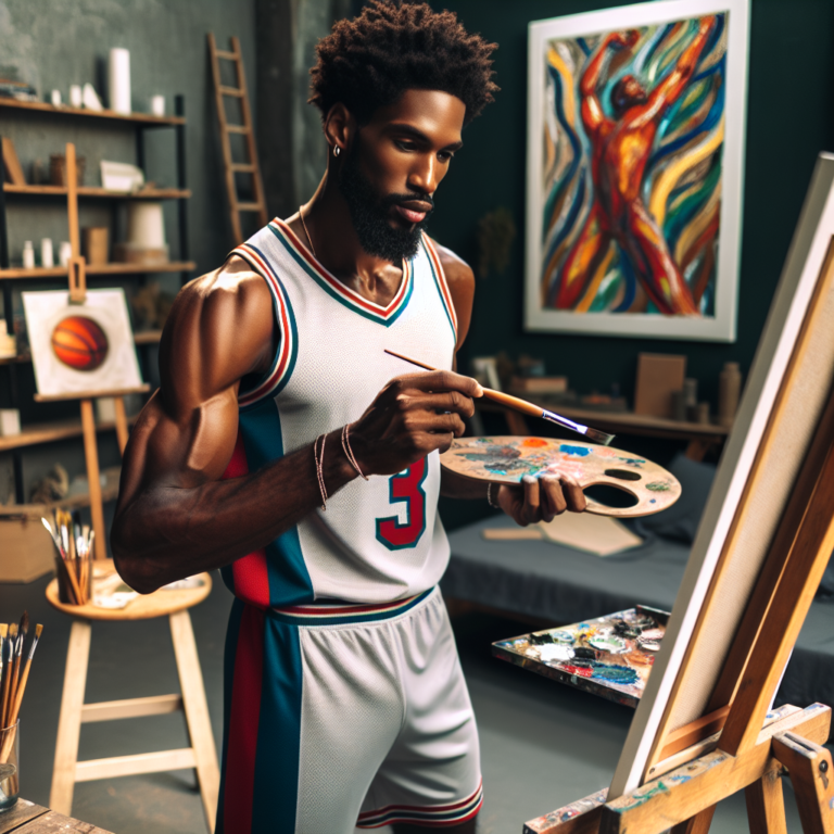 An NBA player learns to paint – The Washington Post
