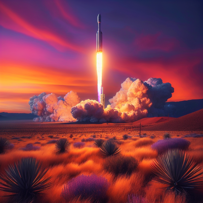 SpaceX launch sighting in New Mexico