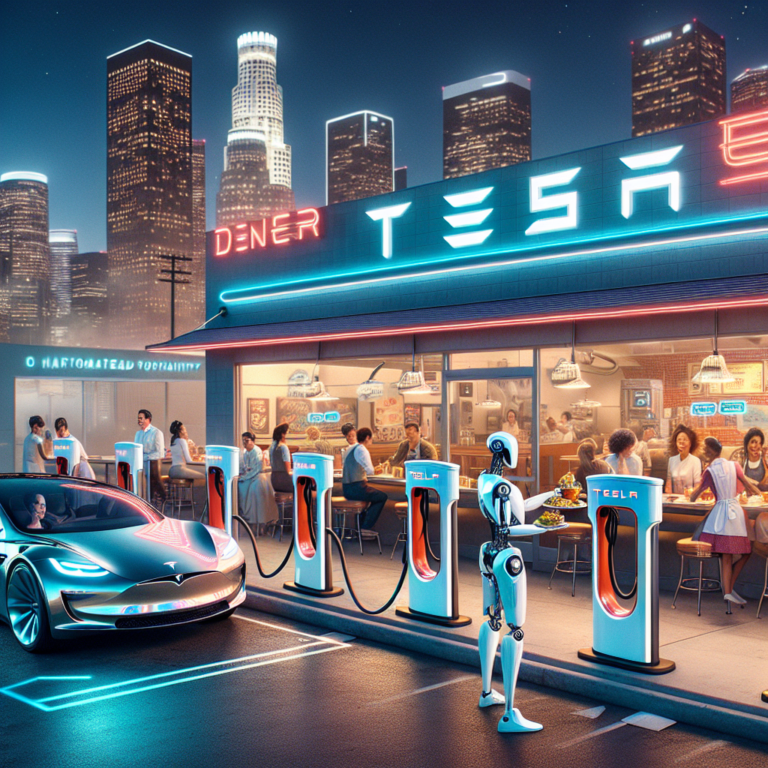 What happened after Tesla opened a diner in Los Angeles? | Technology