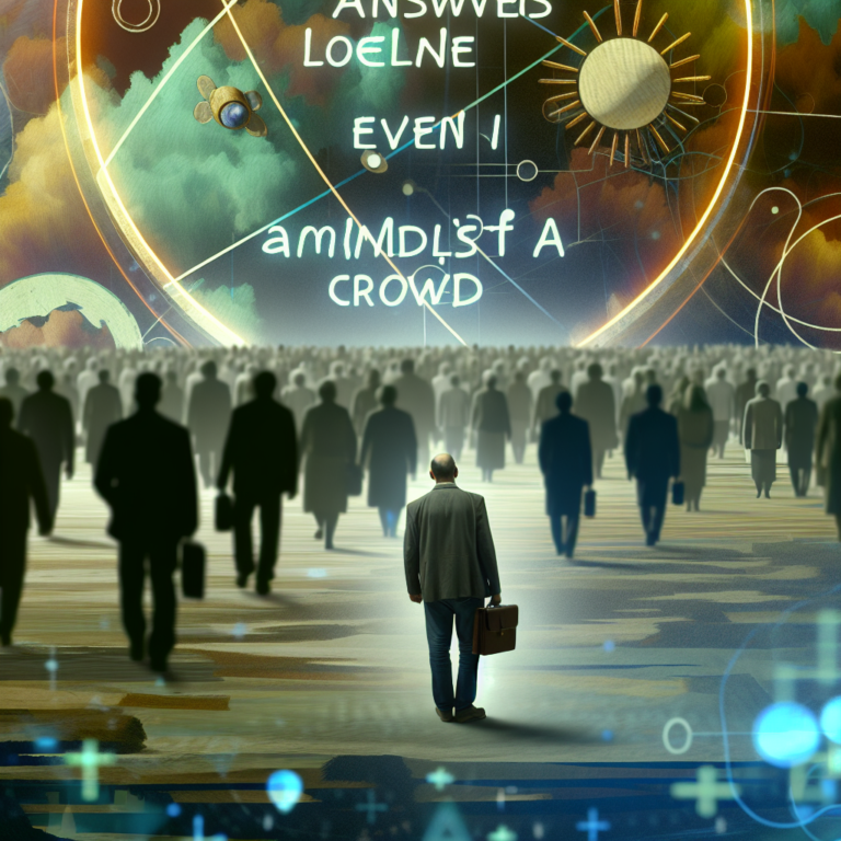 Understanding Loneliness: Feeling Isolated in a Crowd