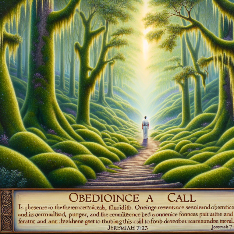 Embrace the Call: Walking in Obedience – Insights from Jeremiah 7:23