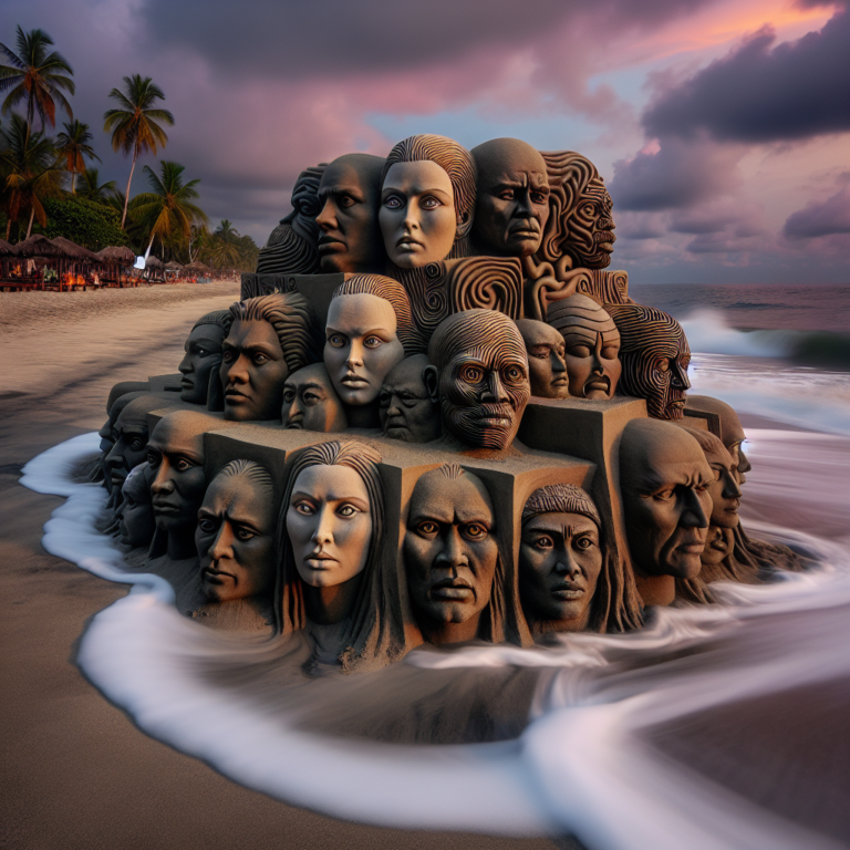Human heads displayed at Ecuador tourist beach in warning to gangs