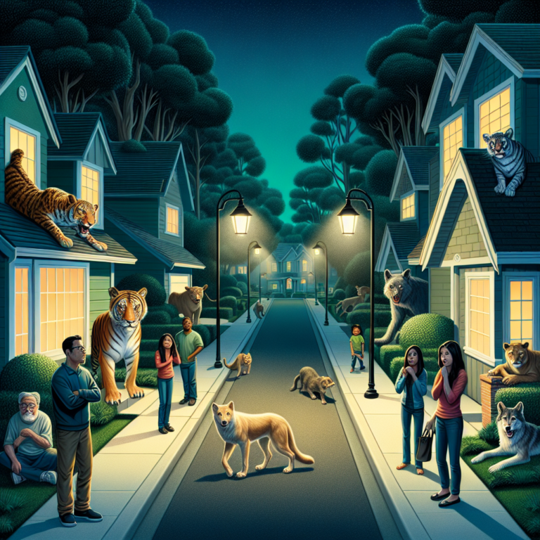 Residents alarmed after spotting wild predators in quiet neighborhood: ‘An unusual event’