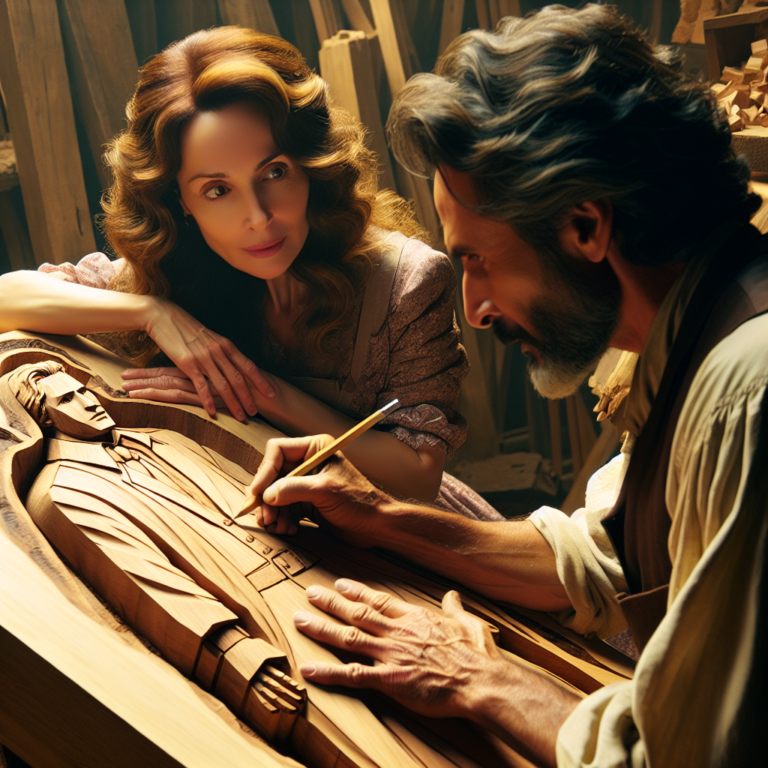 Olivia Colman Orders a Man Made of Wood