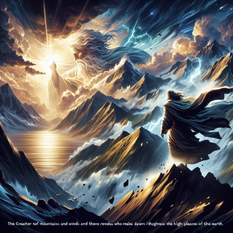 Embracing the Creator’s Majesty: A Reflection on Amos 4:13