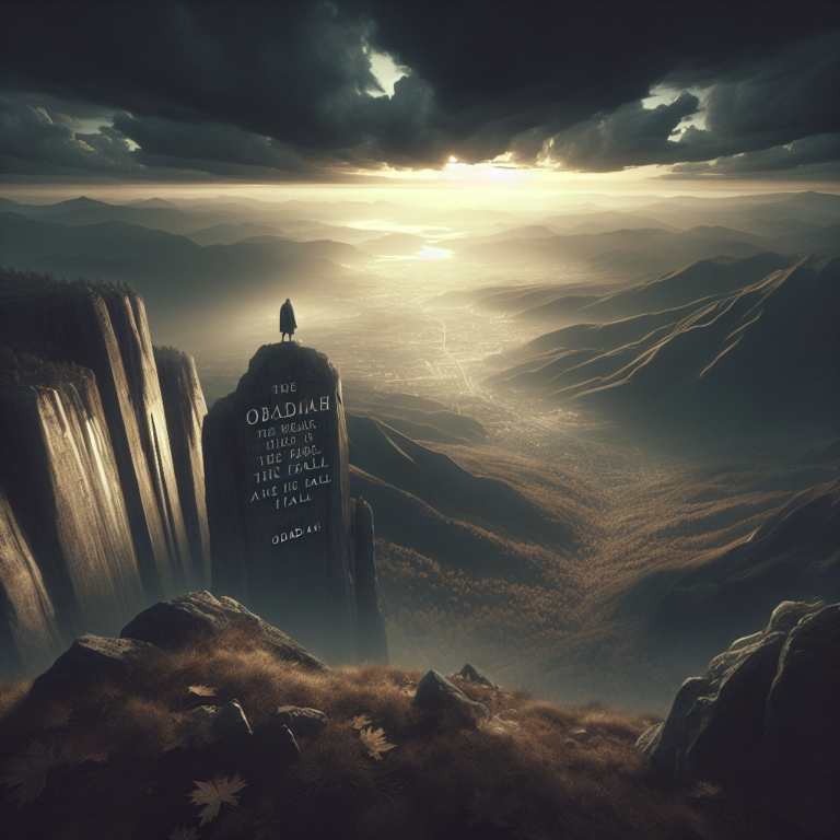 Reflections of the Heart: Humility in Obadiah 1:3