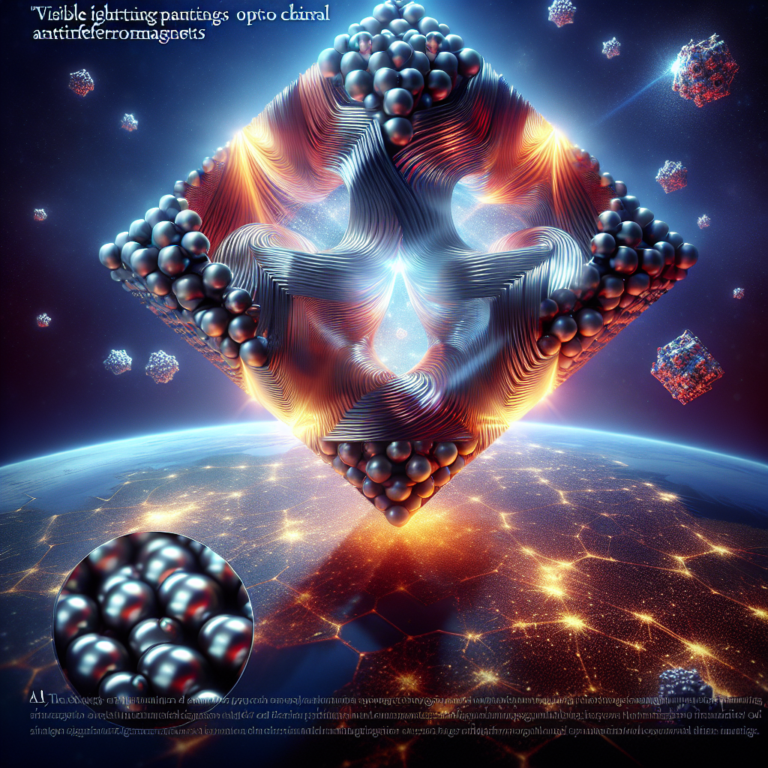 Visible light paints patterns onto chiral antiferromagnets – Physics World