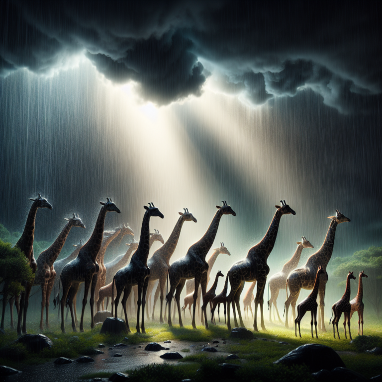 Viral video of giraffes in rainstorm stuns millions: ‘They are so innocent’