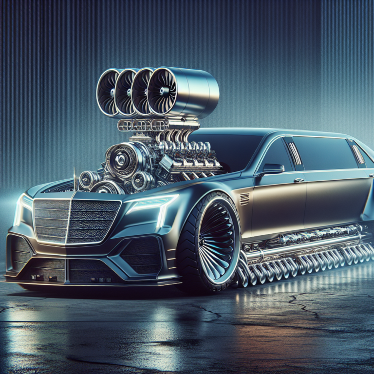 This pimped out 1000-hp Mercedes-Benz limo has absolutely massive turbos that are bigger than your face