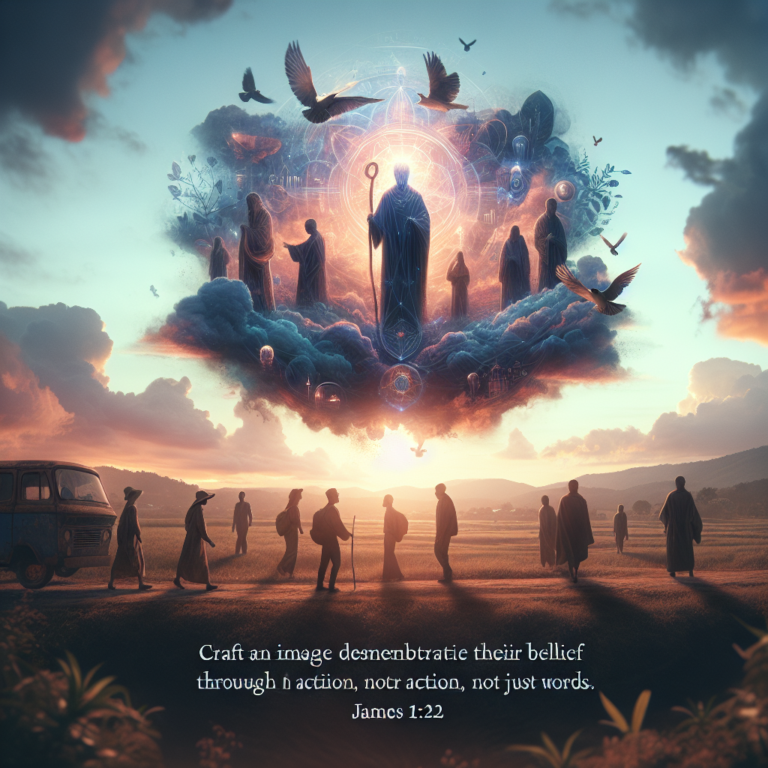 Living the Word: Embracing Action in Faith (James 1:22)