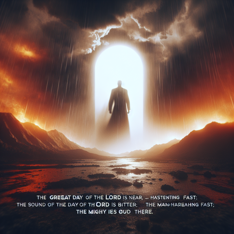 Anticipating the Day: A Reflection on Zephaniah 1:14