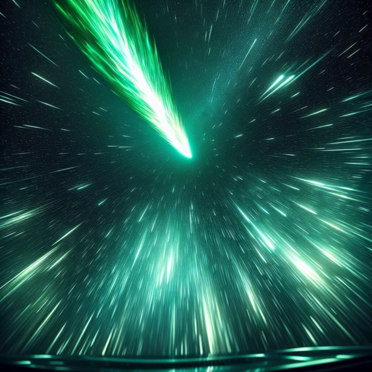 Green fireball captured on dashcam video as meteor streaks across the sky